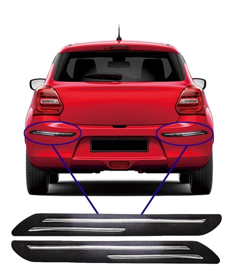 Zapcart Car Double Chrome Bumper Scratch Protector Compatible with Maruti Suzuki XL6 - Image 3