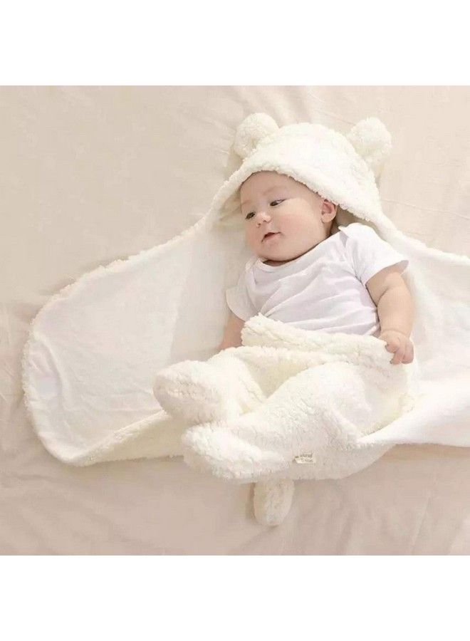 Brandonn Fleece All Season Hooded Solid Supersoft 3 In 1 Wrapper Sleeping Bag Blanket (Pink And White) Pack Of 2 - Image 3