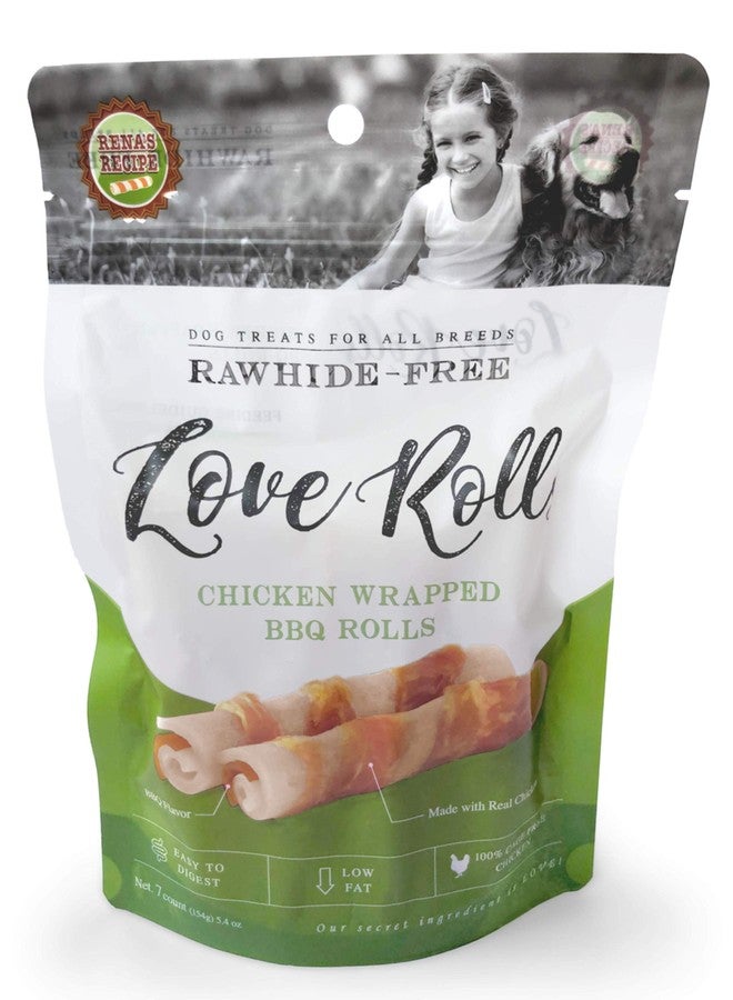 Rena Combo of: - Rena Love Chicken Wrapped Barbeque Rolls Treats for Dogs | Rich in Protein and Easily Digestible - 154 gm with Milky Chew Stick Style Dog Treats - 30 Pieces - Image 3