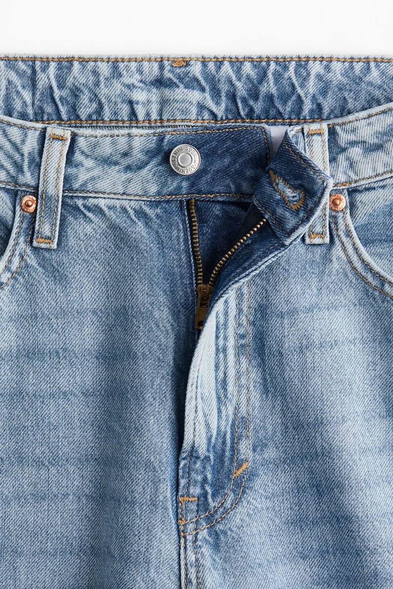 H&M Curvy Fit Baggy High Jeans