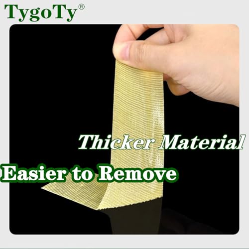 TygoTy Double Sided Carpet Rug Stick Heavy Duty Reinforced Tape for Hardwood Floors,Residue Free Anti Slip 2 Sided Rug Grippers pad Tape for Area Rugs,High Adhesive and Removable 2 Inch x 10 Yards - Image 4