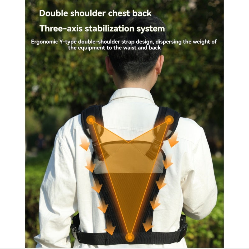 Slr Camera Vest 600D High-Density Nylon Quick-Release Hooks - Adjustable Universal Fit Dual-Shoulder Stabilization System for Outdoor Travel Photography - Image 5
