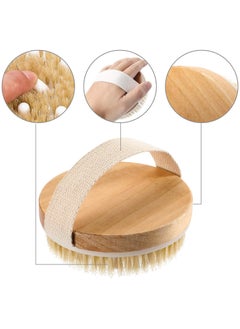 MMG Dry and Bath Body Brush, Reduce Cellulite, Dry Brush for Cellulite and Lymphatic Drainage, Exfoliating Brush with Soft Massage Nodules, Shower Brush Body Scrubber  - Image 2