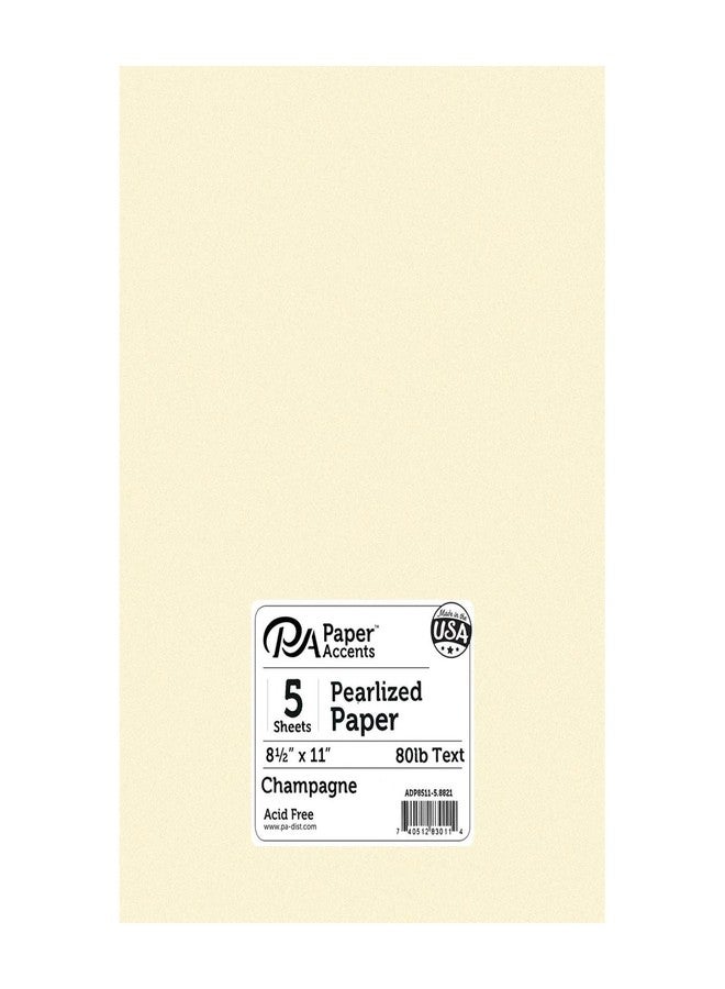 آكسنت ديزاين بيبار آكسينتس ورق تصميم مميز لؤلؤي 8.5x11 شمبانيا لؤلؤي 8.5x11 شمبانيا - Image 1