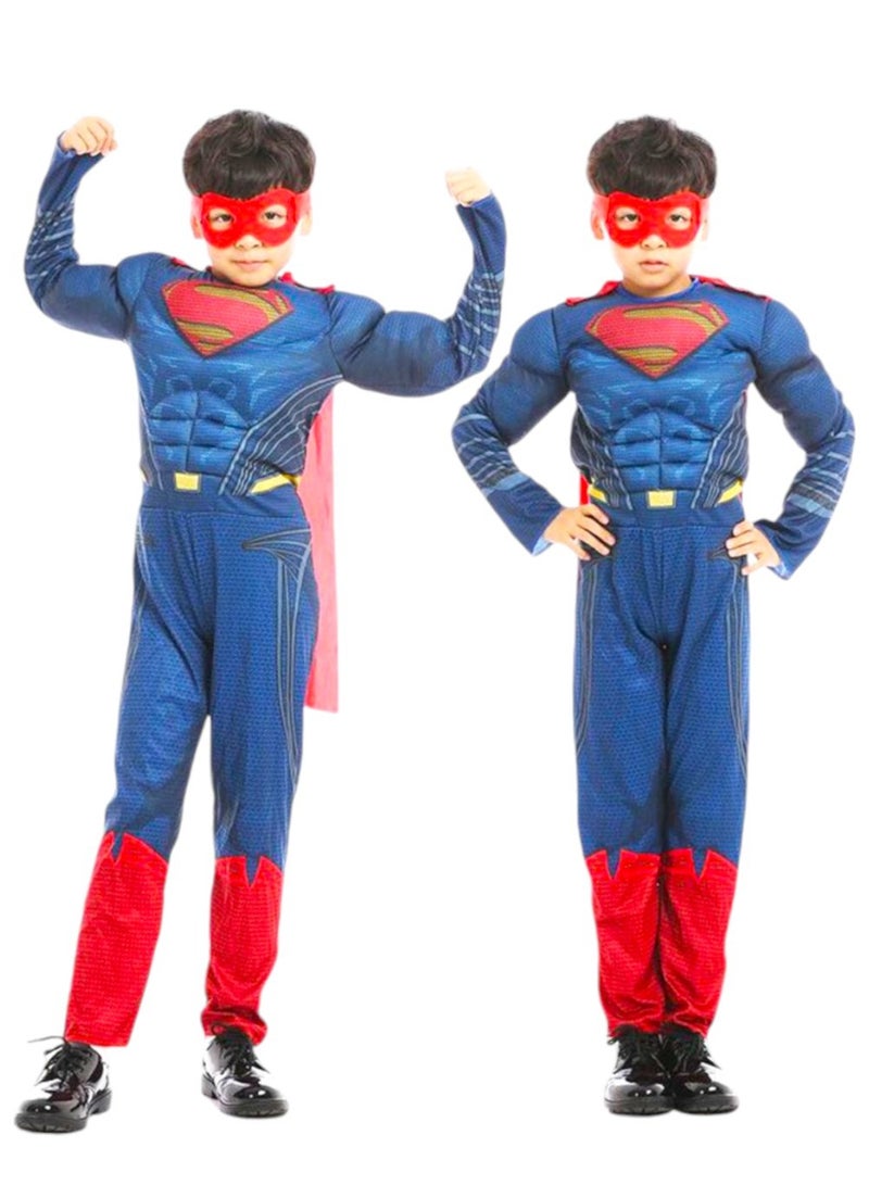 Comfortable Superhero Superman Costume Dress For kids Small-3 to 4 Years Old