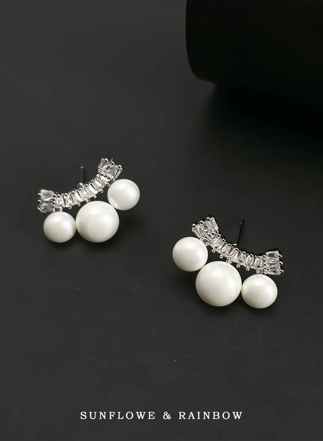 Take Two  Faux Pearl Stud Earrings for Women | Best Price UAE
