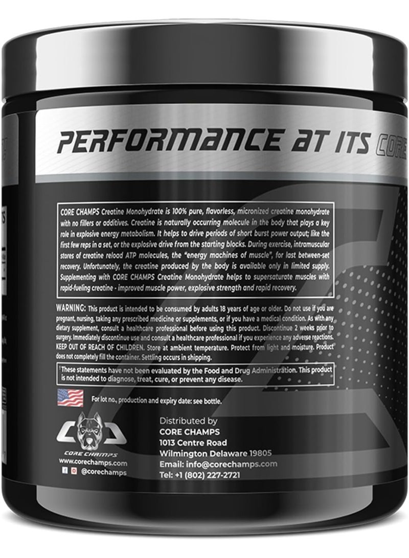 Core Champs Creatine 5000 MG  60 Servings 300g - Image 3