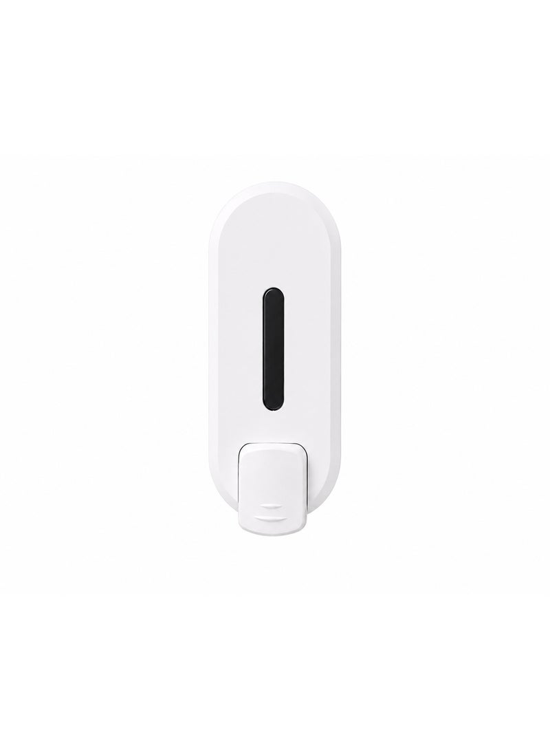 Modern design manual liquid soap dispenser – 1000ml capacity and easy to use (white) - Image 1