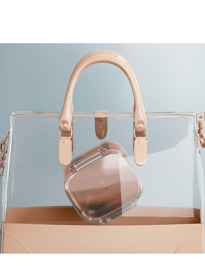 Oasisgalore Orange Retainer Cleaner Case with Drain Tray, for Dentures, Braces. - Image 5