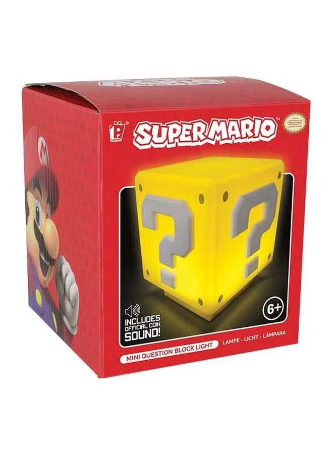 Paladone Super Mario Mini Question Block Light Yellow 7.5x7.5x7.5centimeter - Image 2