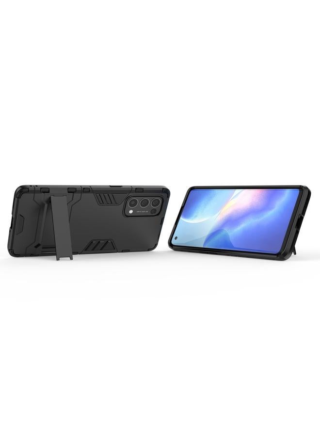 erorex Case For OPPO Reno5 Pro PC + TPU Shockproof Protective Case with Holder - Image 3