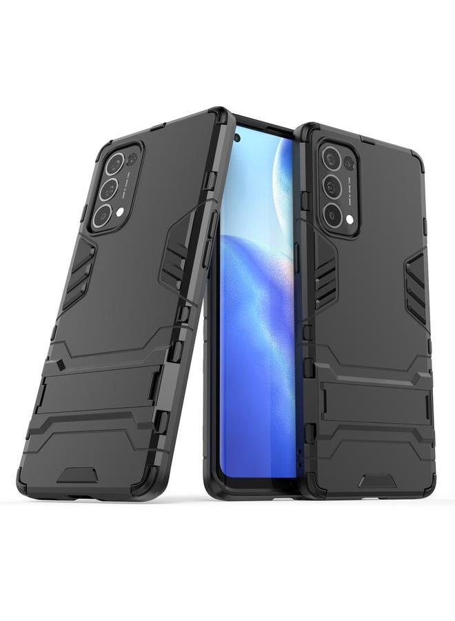 erorex Case For OPPO Reno5 Pro PC + TPU Shockproof Protective Case with Holder - Image 2