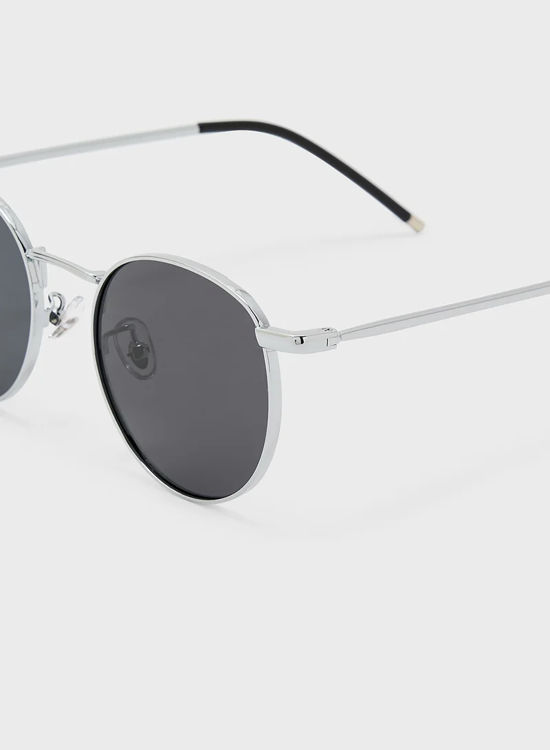 Robert Wood Polarized Lens Round Sunglasses