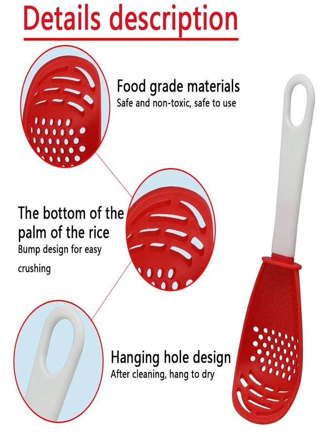 Abnaok Multifunctional Cooking Gadgets, Kitchen Tools, Egg Separator, Cooking, Draining, Mashing, Grating, Cooking Spoon (1PC) - Image 3