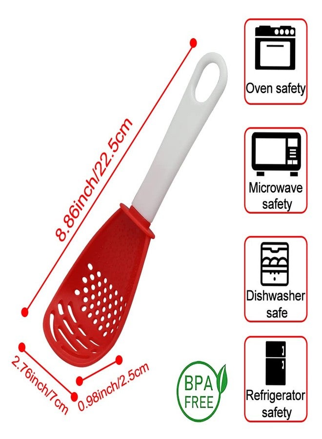 Abnaok Multifunctional Cooking Gadgets, Kitchen Tools, Egg Separator, Cooking, Draining, Mashing, Grating, Cooking Spoon (1PC) - Image 2
