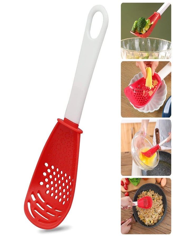 Abnaok Multifunctional Cooking Gadgets, Kitchen Tools, Egg Separator, Cooking, Draining, Mashing, Grating, Cooking Spoon (1PC) - Image 1