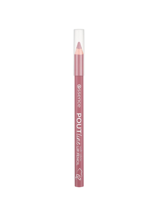 Essence Poutline Soft Glide Lip Pencil 02-Pinky Promise - Image 1