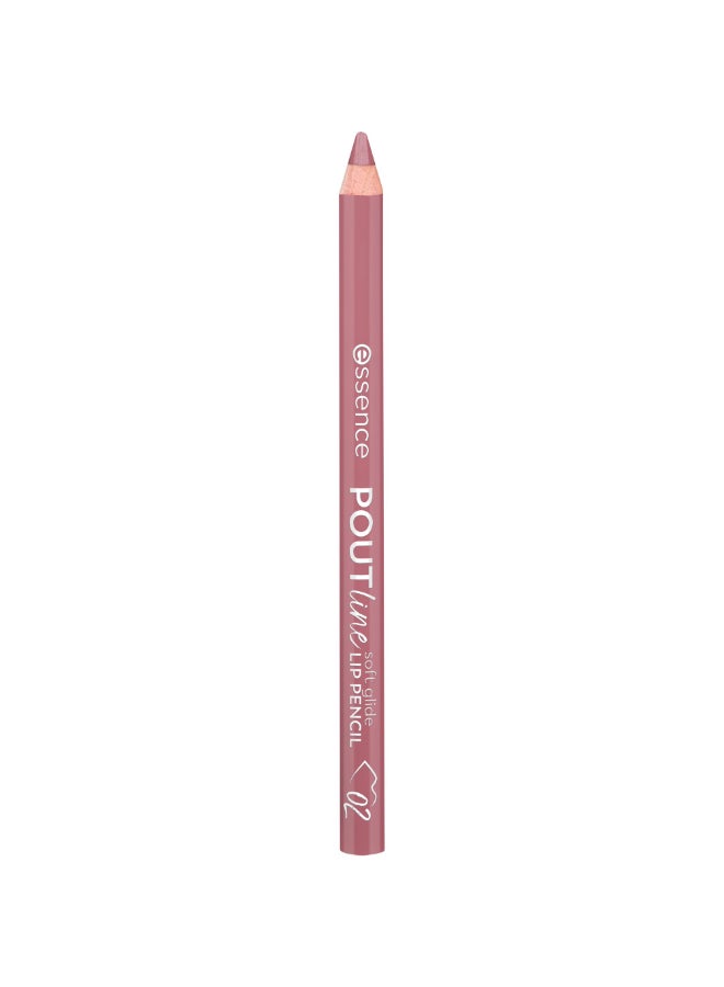 Essence Poutline Soft Glide Lip Pencil 02-Pinky Promise - Image 2