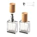 Cryslora Perfume Atomizer Glass Perfume ContainerTravel Bottle Refillable Empty Portable Leakproof Fragrance Spray Bottle Beech 2pcs 15ml05oz - Image 2