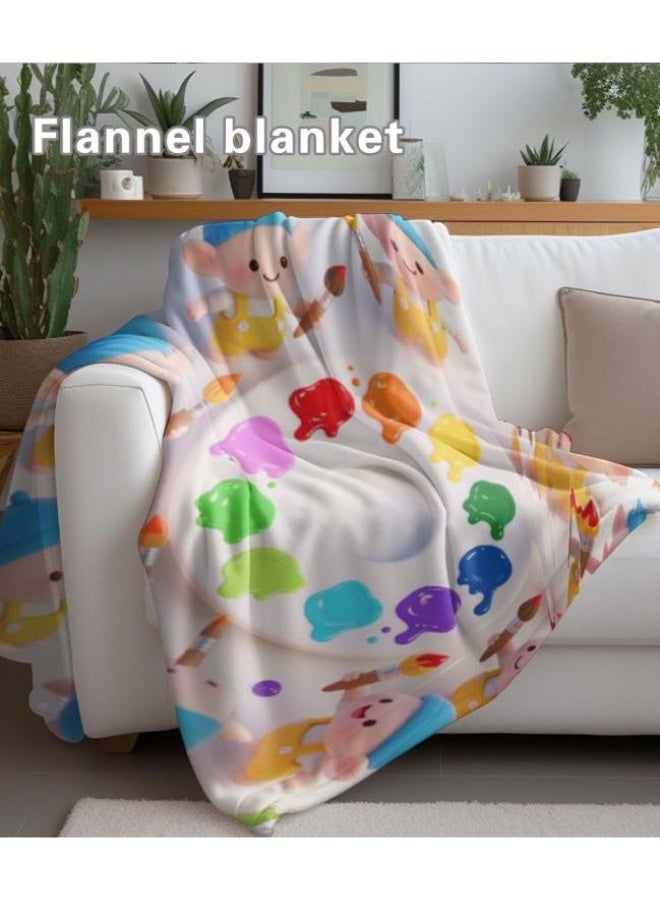 عام Wisdom Fairy (أحدث) بطانية رقيقة من الفانيلا (دافئة ومريحة، ومناسبة للنوم، واستخدام اللعبة، وإزالة الغبار والرمل) 150 سم * 200 سم - 92 - Image 4