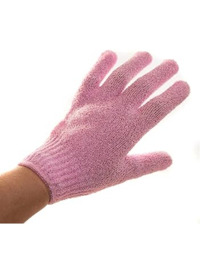 Shower Gloves Bath Body Exfoliator Mitts Scrubs Away Ingrown Hair Dead Skin Cell Remover Loofah Spa Massage Exfoliating Gloves 1PC may vary color - Image 4