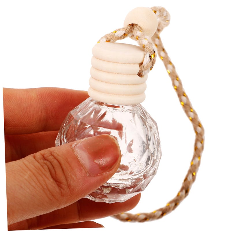 6Pcs Car Hanging Air Freshener Essential Oil Diffuser Bottles 25 5X4CM Compact Lightweight Design - Image 5