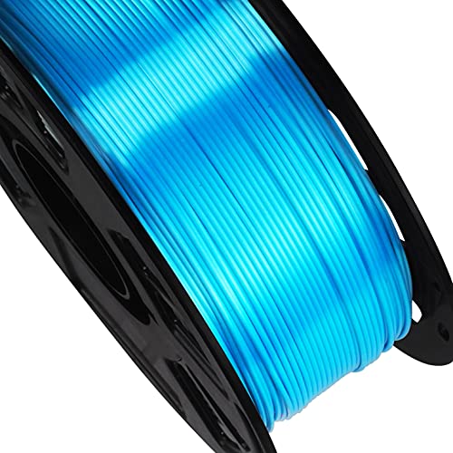 BBLIFE Silk Acid Blue PLA Peacock Blue Pearlescent Shining 3D Printing Material, 1kg 2.2lbs 1.75mm 3D Plastic Material, Widely Support for FDM 3D Printer, Easy to Print - Image 4