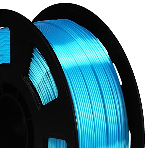 BBLIFE Silk Acid Blue PLA Peacock Blue Pearlescent Shining 3D Printing Material, 1kg 2.2lbs 1.75mm 3D Plastic Material, Widely Support for FDM 3D Printer, Easy to Print - Image 5