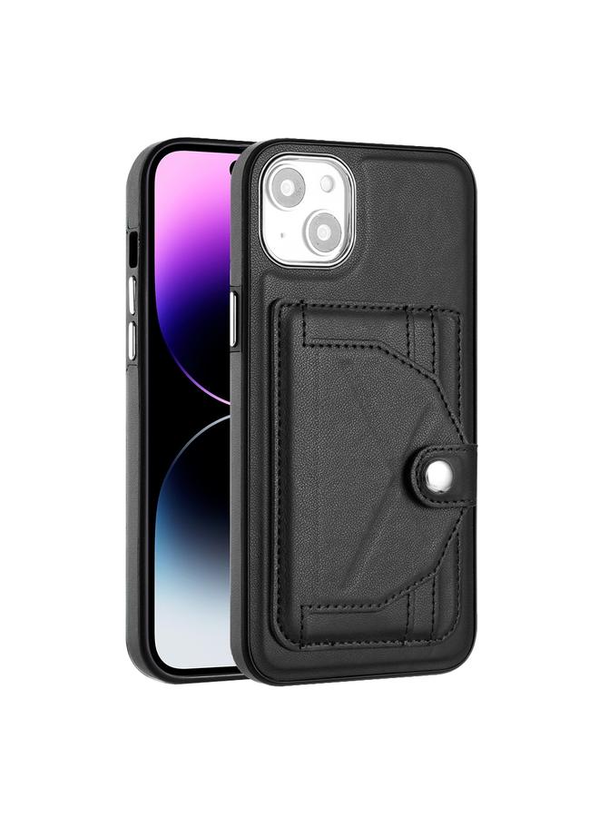 اس-توب جراب هاتف جلدي مقاوم للصدمات لهاتف iPhone 14 Plus مع حامل بطاقة - Image 2