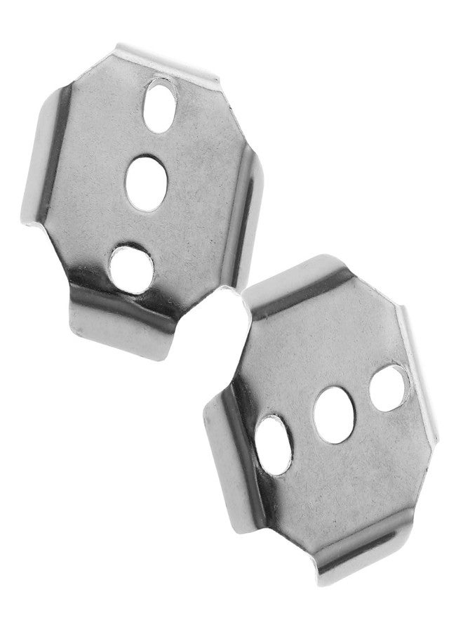 SHOWERORO Wall Mounted Towel Bar Mounting Hardware Replacement Kit for Bathroom Towel Rack Repair Rust-Resistant Bathroom Essentials Accessory 2 Pieces 1.37X1.37X0.19In - Image 1