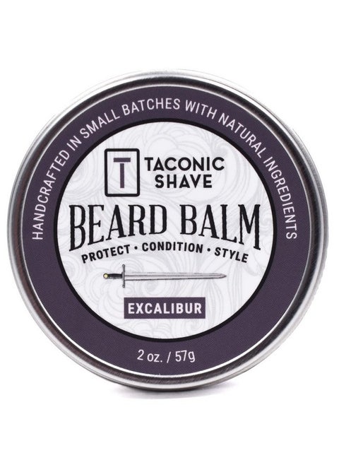 Aconic Shave. Conditioning Beard Balm For Men Shines Conditions Holds & Smooths ; All Natural Formulation. 2 Ounce Size (Excalibur)