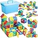 Sonwyoung 155 Pieces Interlocking Building Blocks for Kids with Storage Box Building Toys Waffle Blocks for Kids Construction Learning Educational Toy Sets - Image 2