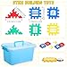 Sonwyoung 155 Pieces Interlocking Building Blocks for Kids with Storage Box Building Toys Waffle Blocks for Kids Construction Learning Educational Toy Sets - Image 4