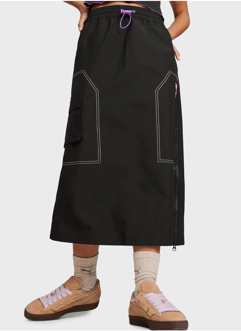 PUMA X-Girl Midi Skirt