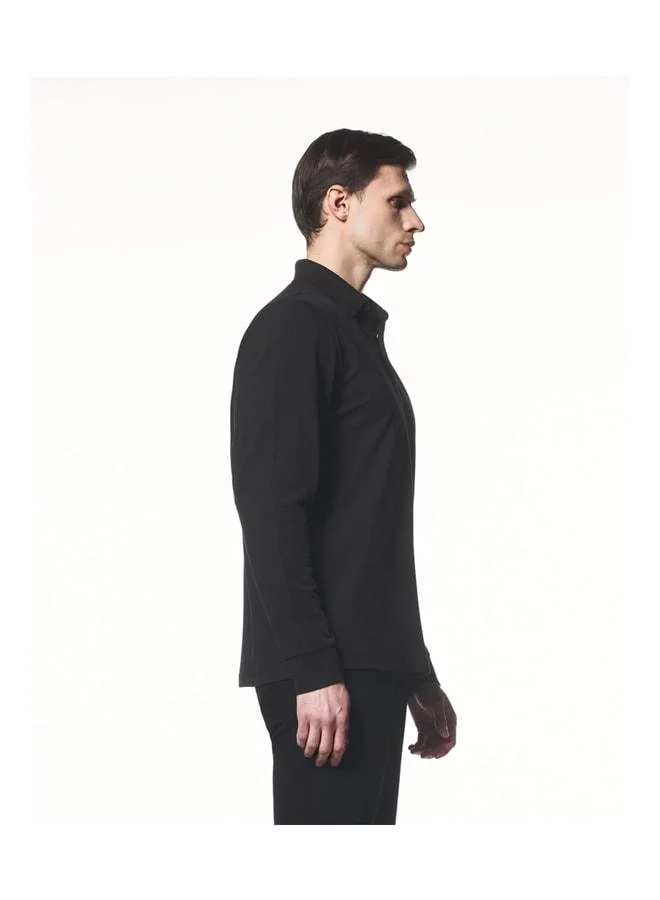 Liwali  Long Sleeve Polo Collar T-Shirt. for Men | Best Price UAE