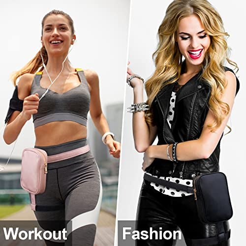 Peicees Womens Drop Leg Bag with Leg Strap Leather Thigh Bag for Motorcycle Costume Accessories Fashion Fanny Bag Belt Pouch - Image 2