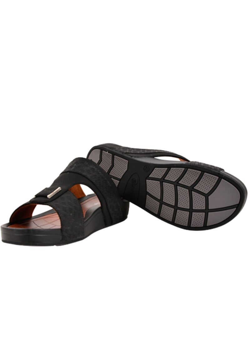 Egoss Mens Arabic Sandals Black - Image 4