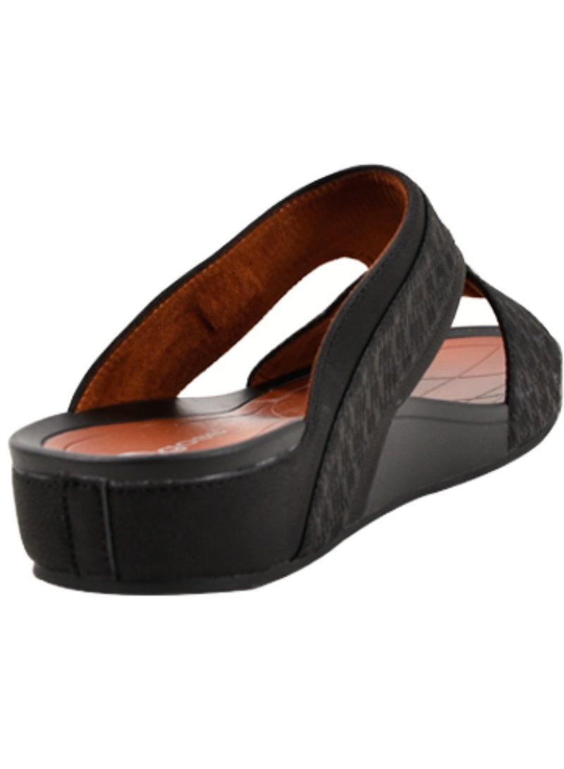 Egoss Mens Arabic Sandals Black - Image 3