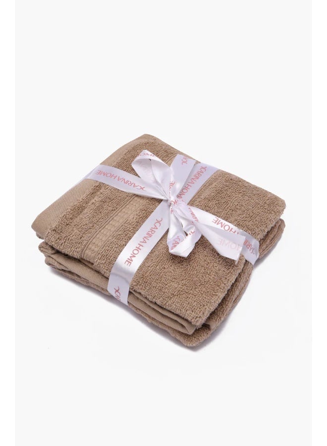 Carina Cotton Towels Set - 3 Pcs - 30*30  - Image 2