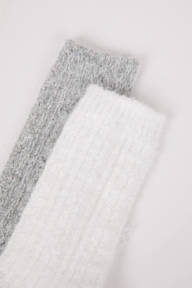 Defacto  Woman 2 piece Winter Socks for Women | Best Price UAE