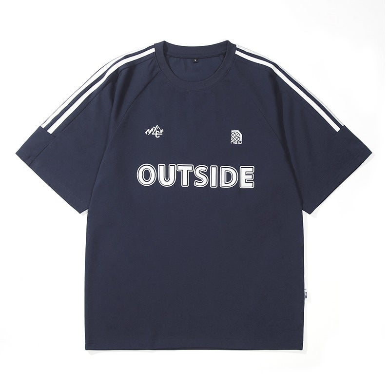 New Fashion Brand Baseball Sports T-Shirt Men'S Summer Loose Plus Size Fashion Brand Short Sleeve T-Shirt Men'S Shirt - Image 1