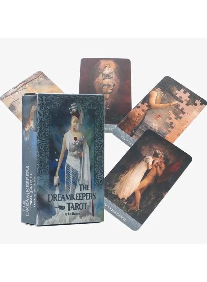 NIBEMINENT Dream Guardian Tarot Card Divination Set (English Version) - Board Game with Tarot Card Layouts for Party Use - Paper Card Table Game Set - Image 2