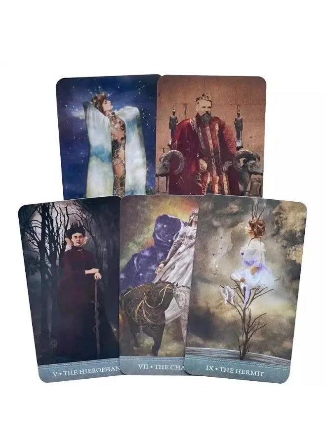 NIBEMINENT Dream Guardian Tarot Card Divination Set (English Version) - Board Game with Tarot Card Layouts for Party Use - Paper Card Table Game Set - Image 3