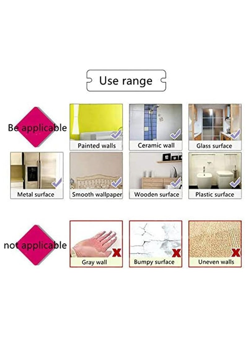 LINGWEI Frameless Modern Large Wall Clock 3D Mirror Sticker Green 120x120cm - Image 5