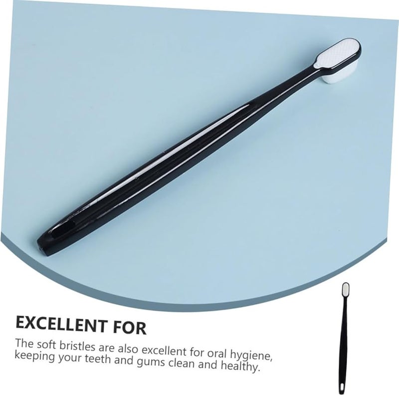 فرشاة أسنان بشعيرات ناعمة مجموعة ٢ قطعة، عناية إضافية باللثة، تنظيف لطيف، للسفر والمنزل والتخييم - Image 5