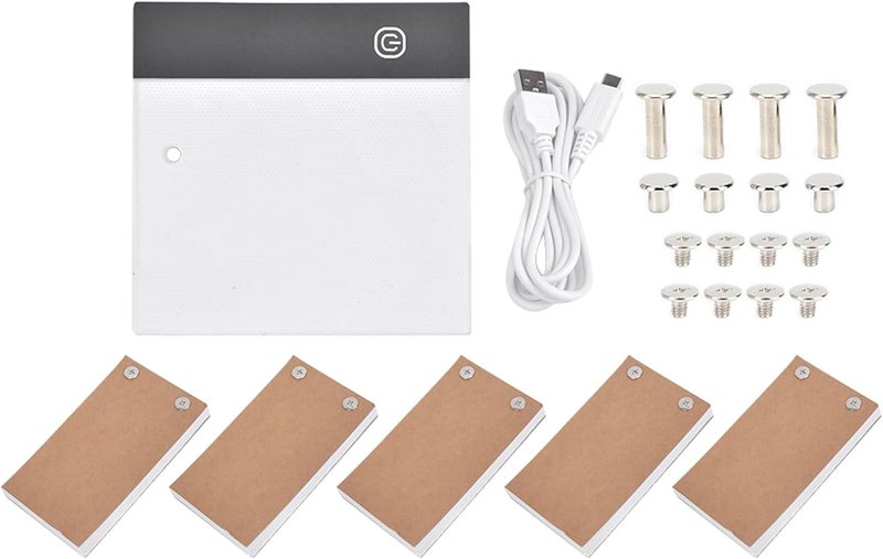 لوح رسم UPALDHOU LED لحماية العين، لوح رسم يدوي مضيء مع ملحقات كاملة للأطفال والخط (USB) - Image 5
