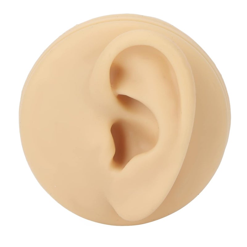 woobles Silicone Ear Model, Soft Silicone Simulation Human Left Ear Simulation Artificial Ear Display Model for Wearing Hearing aids for Medical Teaching aids - Image 1