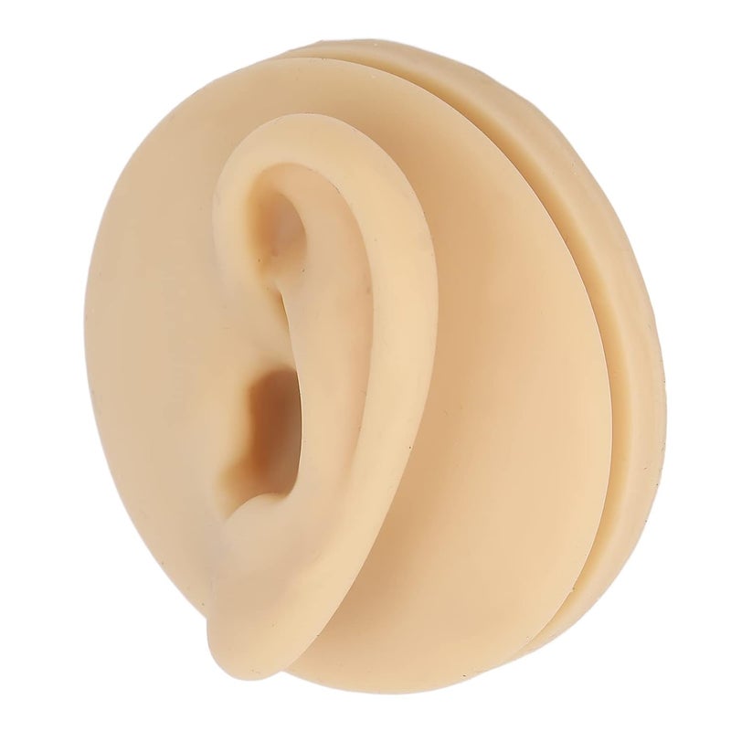 woobles Silicone Ear Model, Soft Silicone Simulation Human Left Ear Simulation Artificial Ear Display Model for Wearing Hearing aids for Medical Teaching aids - Image 4