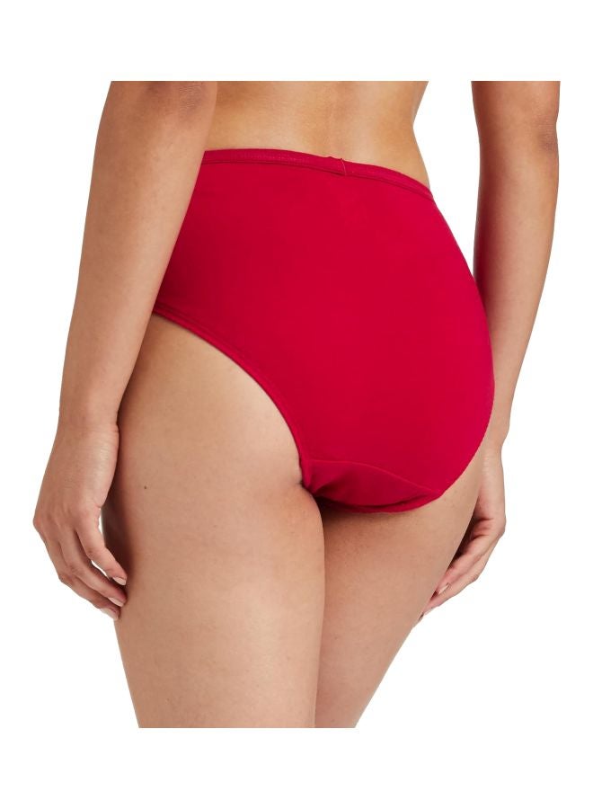 Jockey 1406 Women High Coverage Super Combed Cotton Mid Waist Hipster with Concealed Waistband and StayFresh Treatment Pack of 3 - Image 3