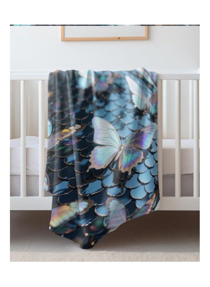 عام بطانية رقيقة من الفانيلا الكرتونية للأطفال أو الطلاب (دافئة ومريحة ومناسبة للنوم والألعاب) 100 سم * 150 سم - 664 - Image 5